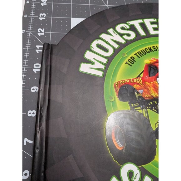 Monster Truck Record Beakers Super Stars book Carlton KIDS HC 2019 round shape - Picture 2 of 12